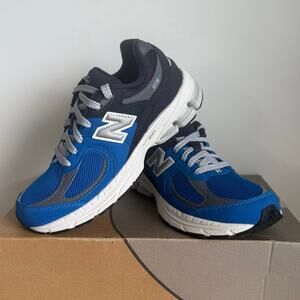 New Balance 2002 R Blue/Black Kids Sneakers- SZ 4.5 Y, 5 Y, 6 Y, 6.5 Y, 7 Y